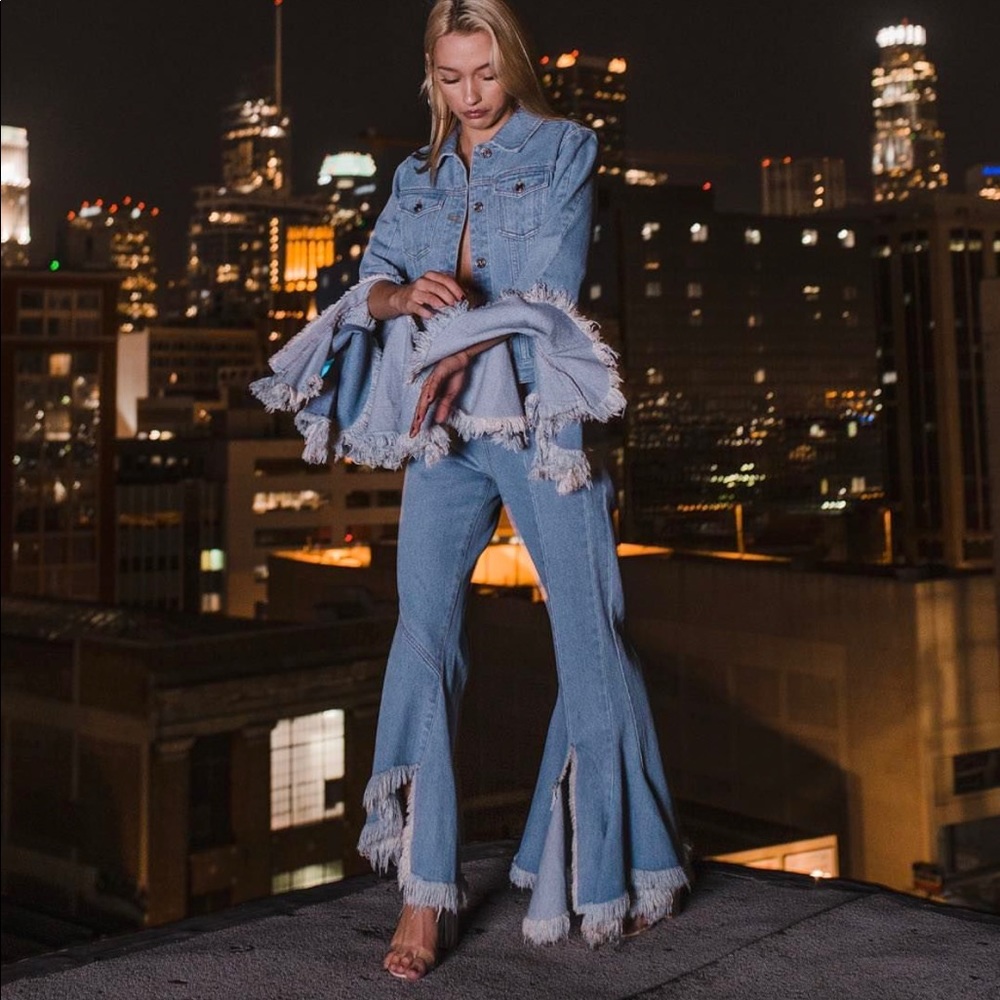 Daya by Zendaya flare leg jeans